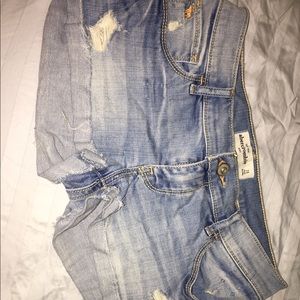 Abercrombie kids jean shorts size 16